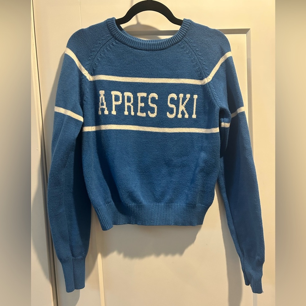 Altar’d State Apres Ski Blue Sweater